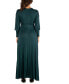 ფოტო #2 პროდუქტის Women's Formal Long Sleeve Maxi Dress