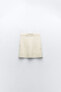 Фото #10 товара Трикотажная мини-юбка с бусинами ZARA