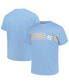 Фото #1 товара Men's Blue North Carolina Tar Heels Big Tall Color Stripe T-Shirt