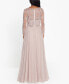 Фото #2 товара Petite Mesh-Sleeve Embellished Gown