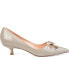 ფოტო #11 პროდუქტის Women's Lutana Pointed Toe Kitten Heel Pumps