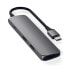 Satechi Aluminium Type-C Slim Mullti-Port Adapter 4K"Space Grau USB-C 4 in 1