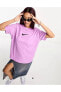 Фото #3 товара Sportswear Gel-Midi Swoosh Graphic Boyfriend Short-Sleeve Kadın Tişört NDD SPORT