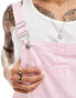 Фото #4 товара ASOS DESIGN shorter length dungaree in link pink