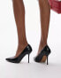 Topshop Erin patent court shoe in black