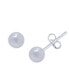 ფოტო #5 პროდუქტის Diamond Accent Starfish Fishhook Ball Gold Plate Or Silver Plate Stud Set