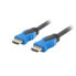 Фото #1 товара Кабель HDMI Lanberg CA-HDMI-20CU-0005-BK Чёрный