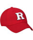 ფოტო #4 პროდუქტის Men's Scarlet Rutgers Scarlet Knights Primary Logo Staple Adjustable Hat
