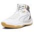 Фото #2 товара Puma Playmaker Pro Mid Trophies Basketball Mens Grey Sneakers Athletic Shoes 37