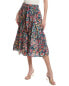 Фото #1 товара Dress Forum Neptune Tiered Midi Skirt Women's