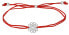Фото #1 товара Ремешок браслет с мандала красный / сталь