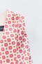Фото #8 товара Платье из ткани с принтом в стиле пэчворк ZARA