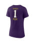 Women's Branded Purple Baltimore Ravens Mother's Day V-Neck T-Shirt