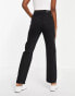 Фото #2 товара Weekday Rowe Extra high waist straight leg jeans in echo black - BLACK