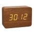 Фото #7 товара TFA 60.2549.08 - Digital alarm clock - Rectangle - Brown - Plastic - °C - Battery