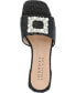 Фото #4 товара Women's Justina Ornamented Raffia Slide Sandals