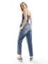 Фото #7 товара Tommy Jeans denim bustier jumpsuit in mid wash