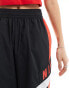 Nike Streetwear woven trackpant in black and red