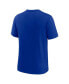 ფოტო #4 პროდუქტის Men's Royal Los Angeles Rams Wordmark Logo Tri-Blend T-shirt