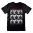 Фото #1 товара HEROES Official Star Wars Expressions Of Vader short sleeve T-shirt