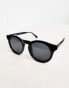 Фото #4 товара AJ Morgan retro round sunglasses in black