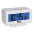 TFA 60.2544.02 - Digital alarm clock - Rectangle - White - Plastic - 0 - 50 °C - F - °C