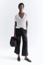 Фото #1 товара Wide-leg Linen-blend Pants