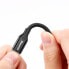 Wytrzymały kabel przewód w materiałowym oplocie USB Iphone Lightning 1.2M czarny