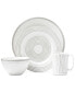 Charlotte Street West Grey Collection 4-Piece Place Setting
