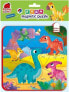 Фото #1 товара Roter Kafer Piankowe puzzle z magnesem "Dinozaury" RK5010-07