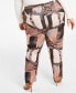Фото #2 товара Брюки Nina Parker модные для женщин Plus Size с принтами