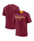 Фото #1 товара Men's Burgundy Washington Commanders Defender Evo T-shirt