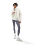 JDY padded jacket in cream