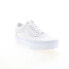 Фото #2 товара Vans Old Skool Plat VN0A3B3UW00 Mens White Canvas Lifestyle Sneakers Shoes 8