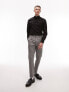 Topman Premium long sleeve slim wing collar formal shirt in black