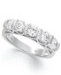ფოტო #1 პროდუქტის Certified Five-Stone Diamond Band Ring in 14k White Gold (1-1/2 ct. t.w.)
