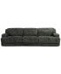 Фото #3 товара Sebaston 3-Pc. Fabric Sofa with 2 Power Motion Recliners, Created for Macy's