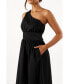 ფოტო #5 პროდუქტის Alysse One Shoulder Midi Dress