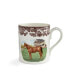 Woodland Thoroughbred Horse Mugs, Set of 4