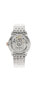 Women's Swiss Automatic Baroncelli Smiling Moon Two Tone Stainless Steel Bracelet Watch 33mm
