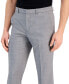 Фото #4 товара Men's Slim-Fit Tonal Windowpane Dress Pants