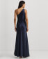 ფოტო #2 პროდუქტის Women's One-Shoulder Satin Gown