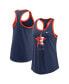 Фото #2 товара Women's Navy Houston Astros Tech Tank Top