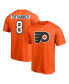 Фото #1 товара Men's Dave Schultz Orange Philadelphia Flyers Authentic Stack Retired Player Nickname and Number T-shirt
