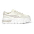 Фото #1 товара Puma Mayze Stack Luxe Lace Up Womens White Sneakers Casual Shoes 38985301