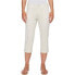 NYDJ Women's Aria Cropped Linen Blend Jeans Sanddolla Beige Size 4