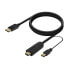 Фото #2 товара Кабель DisplayPort Mini на HDMI Aisens A122-0641 Чёрный 1,8 m