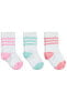 Kız Çocuk 3'lü Soket Çorap Set 2-12 Yaş Beyaz
