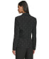 ფოტო #2 პროდუქტის Women's Bead-Embellished Single-Button Blazer