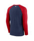 Фото #4 товара Men's Navy St. Louis Cardinals Authentic Collection Game Raglan Performance Long Sleeve T-shirt